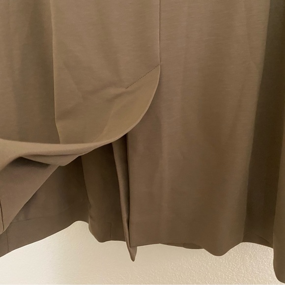 COS Relaxed Fit V Neck Blazer Dark Beige - Picture 7 of 9